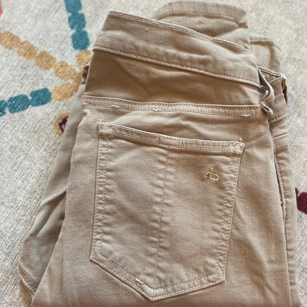RAG + BONE SKINNY JEANS IN SAND